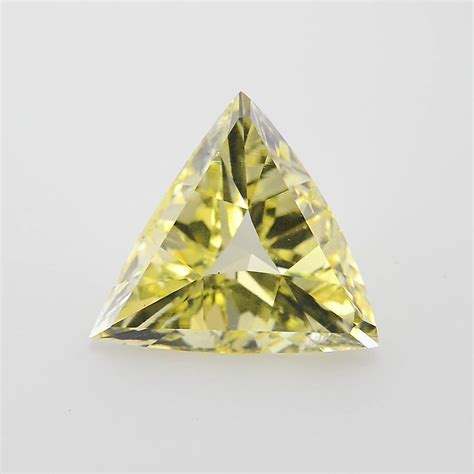 224 Carat Fancy Yellow Diamond Triangle Shape Si1 Clarity Gia Sku