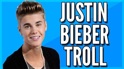 Justin Bieber Trolling Trolling Guy Beliebers Youtube