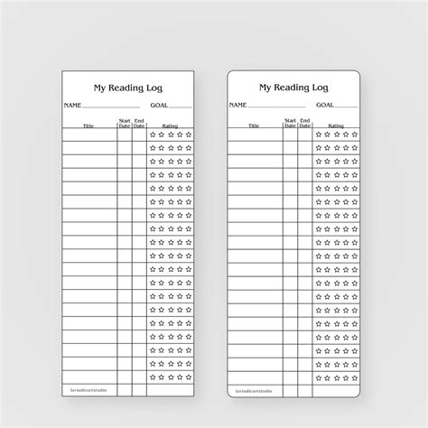 Digital Print Bookmark Printable Reading Tracker Library Card Bookmark Booklover Bookmark My