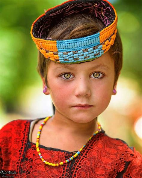 Portrait Of Kalashi Girl Chitral Pakistan Precious Children