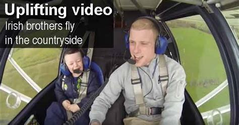 Irish Pilot Takes His Brother Out For A Fly