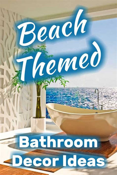 Beach Themed Bathroom Decor Ideas Home Decor Bliss