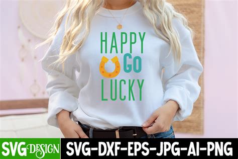 Happy Go Lucky Svg Cut File Graphic By Ranacreative51 · Creative Fabrica