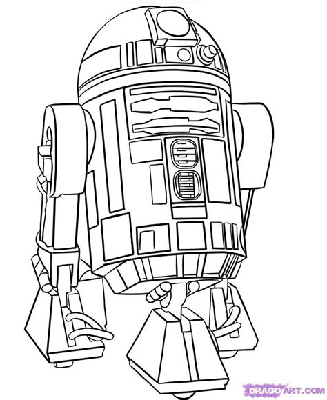 Star Wars Coloring Pages R2d2 Coloring Home