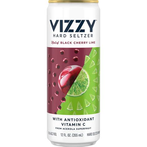 Vizzy Hard Seltzer Black Cherry Lime 12 Fl Oz Can Farmers Iga