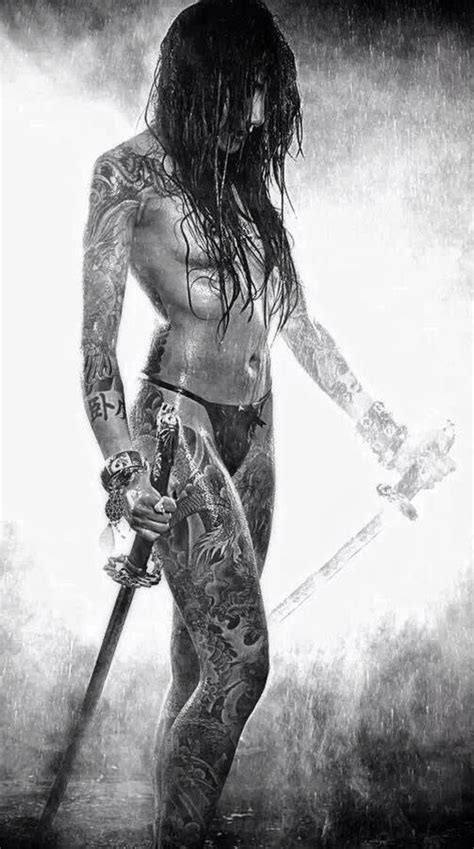 Warrior Warrior Woman Girl Tattoos Warrior Girl