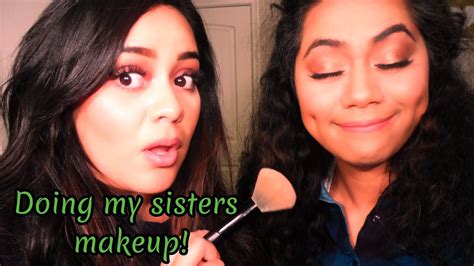 Doing My Sisters Makeup Youtube
