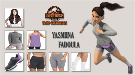 Yasmina Fadoula Costume From Jurassic World Camp Cretaceous