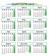 Calendario 2022 Para Imprimir Anual