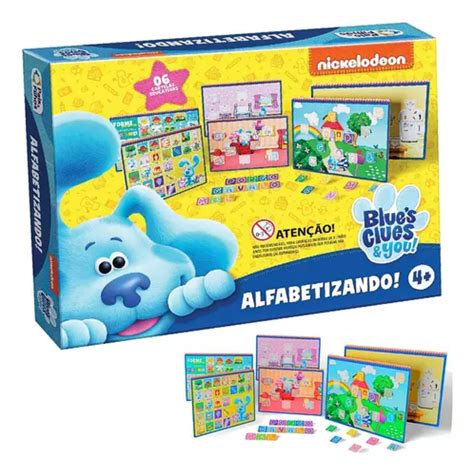 Juego Blue Clues Cartas Didácticas De Alfabetización Educativa