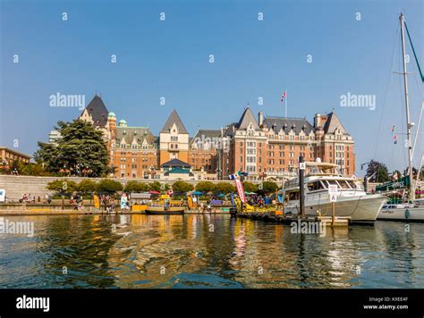 The Fairmont Empress Hotel In Victoria Known As The Garden City On