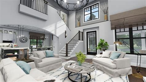 Plan 16908wg Eye Catching Modern Farmhouse With Two Story Great Room