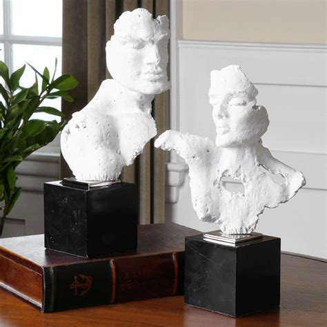 Uttermost Busts Sculptures Set Of 2 Bust
