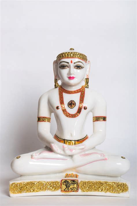 Mahavir Mahavira Swami Ji Jain Spiritual Idol Intricate Work Etsy