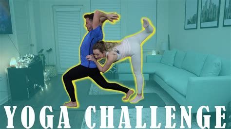 Couples Yoga Challenge We Suck At This Perfect Knot Youtube