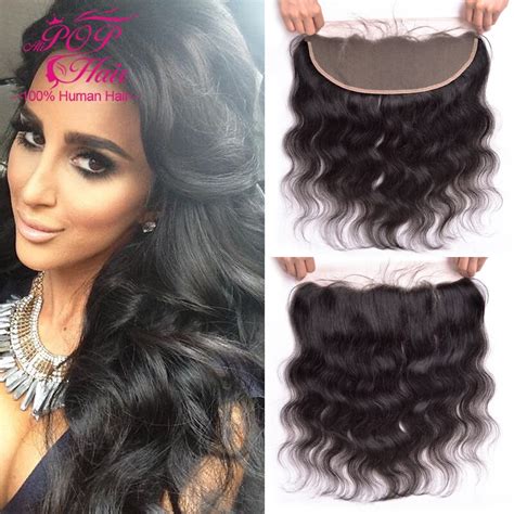 7a Indian Virgin Hair Lace Frontal Closure Body Wave 13x4 Alipop Best Lace Frontal Indain Body