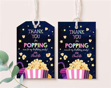 party favor tags party favors birthday ts birthday party under the stars online print