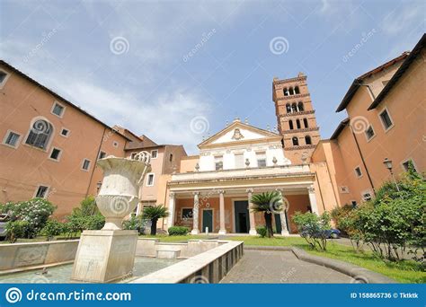 Santa Cecilia In Trastevere Basilica Rome Italy Stock Photo Image Of