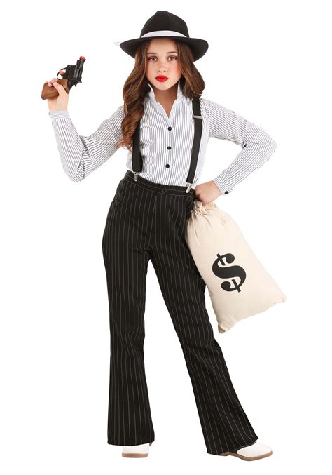 Gangster Lady Girls Costume 1920s Costumes And Accessories