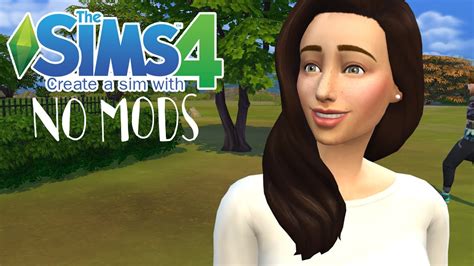 The Sims 4 Create A Sim No Modsccs Somintsimlish Youtube