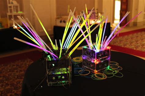 80s Gala Centerpieces Ripped Apart Old Tape Cassettes Stuffed Them