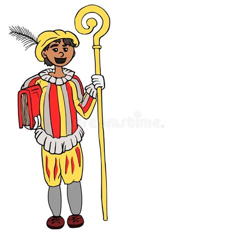 Illustration Of The Dutch Character Zwarte Piet Stock Illustration