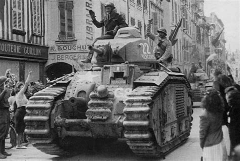 French Char B1 Bis In Us Markings After Captured From The Wehrmacht R