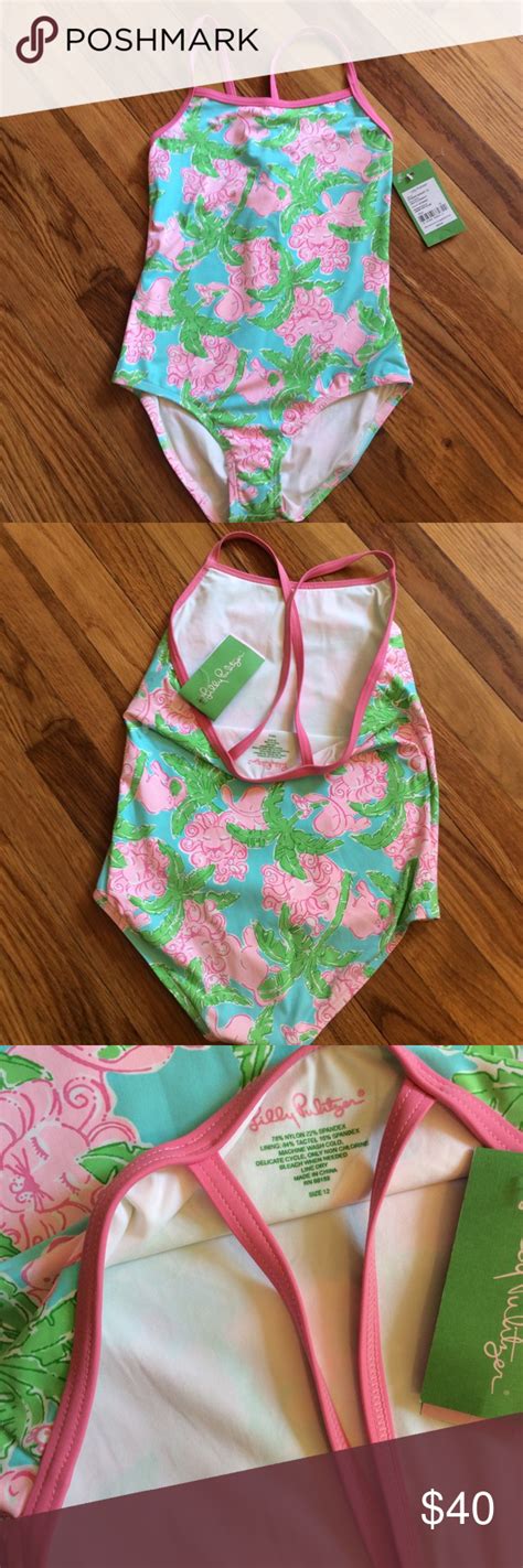 Lilly Pulitzer Girls Grettle Swimsuit Girls Bathing Suits Lilly