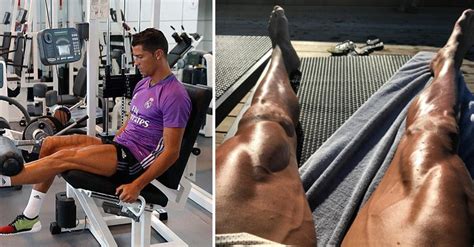 Cristiano Ronaldo Shows Off The Most Powerful Legs In Football As He