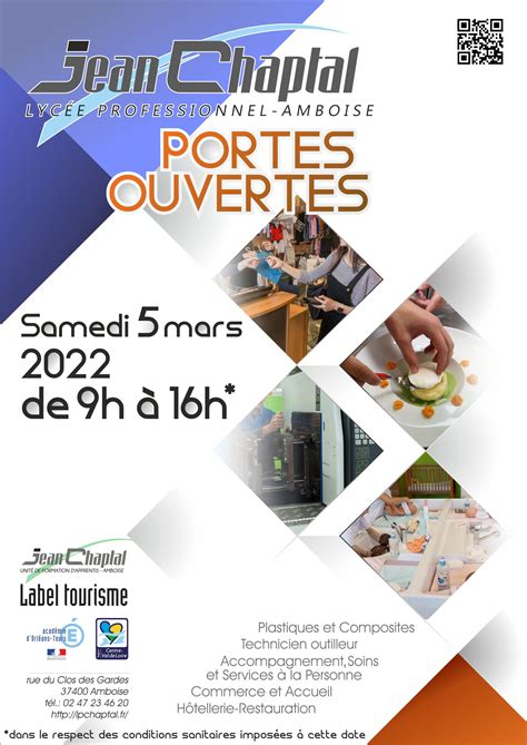 Journée Portes Ouvertes Samedi 5 Mars 2022 Lycée Professionnel Jean