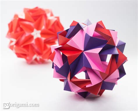 Origami Kusudama Origami Oragami Simple