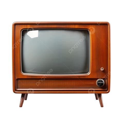 Brown Classic Old Wooden Tv Tv Old Television Png Transparent Image