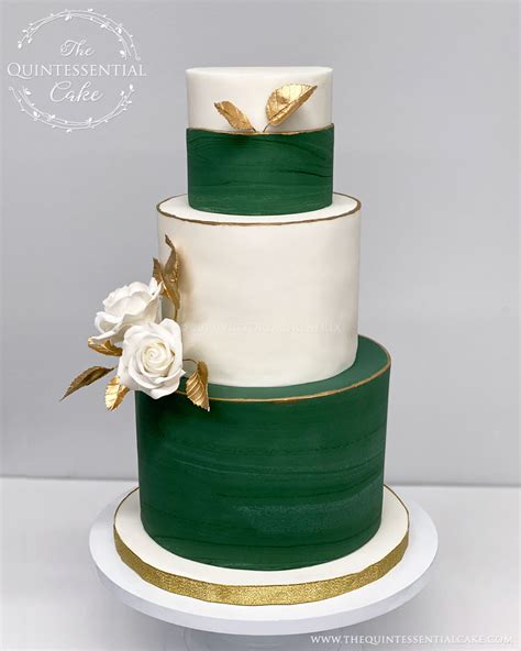 Wedding Cake Emerald Green Green Themed Wedding Emerald Green