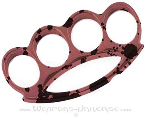 Renegade Brass Knuckles Maroon Grunge Medium