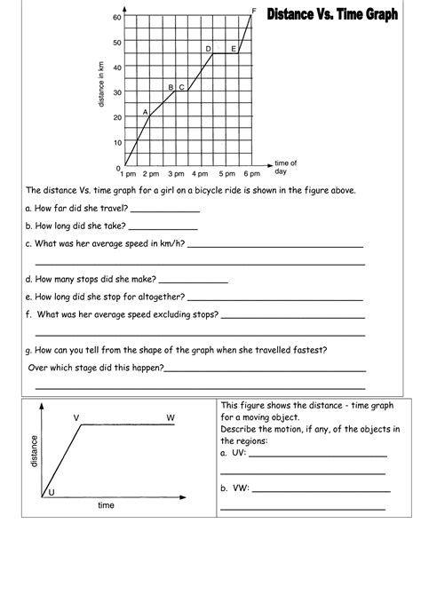 Distance vs time graphs worksheet with answers student exploration distance time graphs answer key distance time graphs worksheet 4 6 124 customer reviews author created by csnewin. 33 Distance Time Graphs Worksheet Answer Key - Worksheet ...