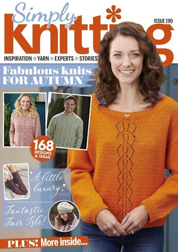 Simply Knitting Magazine Issue 190 Back Issue