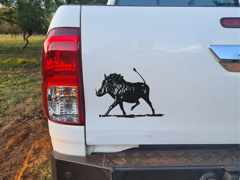 Bosveld Afrikaners African Wildlife Safari Vinyl Decal Stickers Bakkie