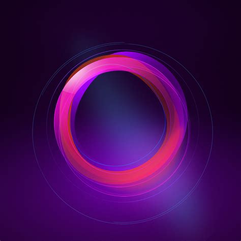 Vw26 Circle Abstract Purple Pattern Background Wallpaper