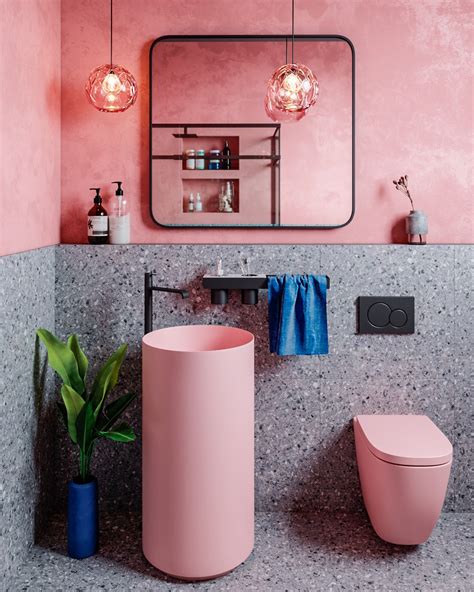 51 Pink Bathrooms With Tips Photos And Accessories To Help You