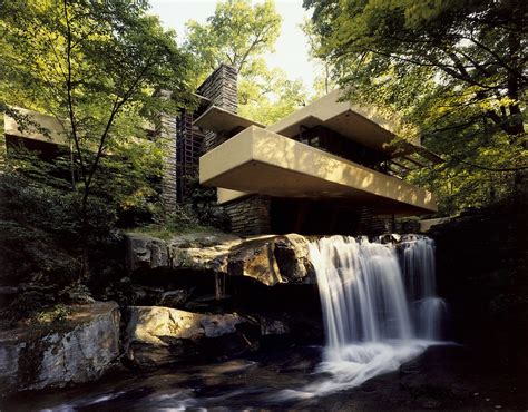 Frank Lloyd Wrights Masterpiece Fallingwater Mid Century Home