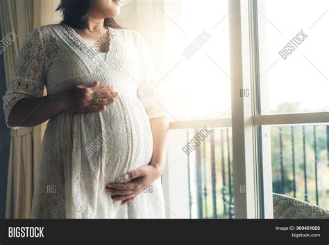 happy pregnant woman image and photo free trial bigstock