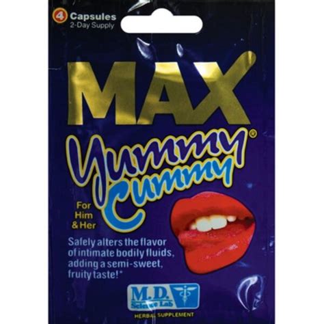 Max Yummy Cummy Alter Flavor Of Male Female Ejaculate Flavored Oral Sex