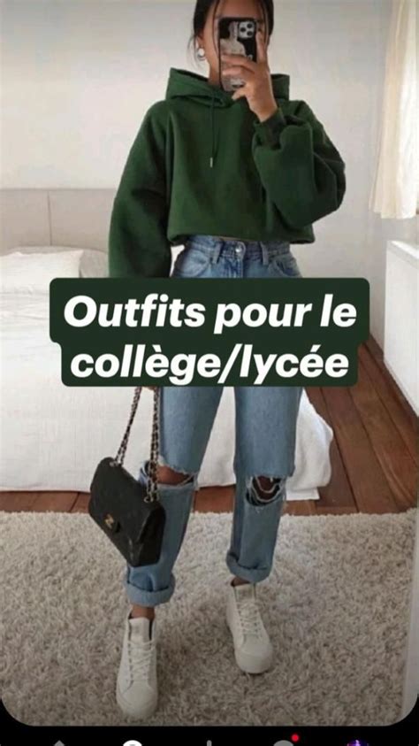 Outfits Pour Le Collègelycée ️ Vêtements Pour Lécole Tenue En Jean