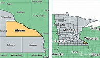 Winona County, Minnesota / Map of Winona County, MN / Where is Winona ...