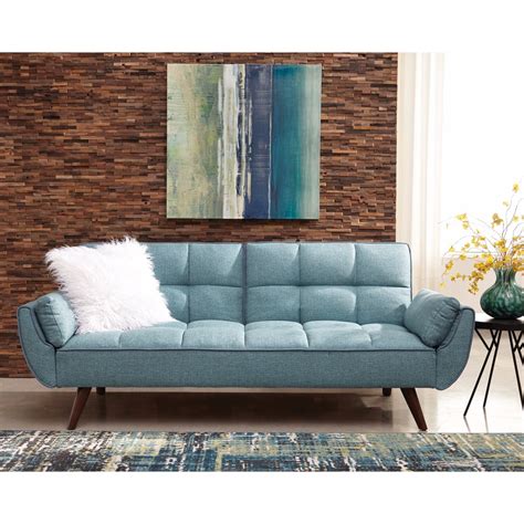 Modern Design Sofa Bed Turquoise Blue