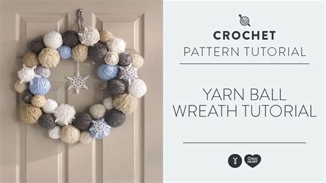 Yarn Ball Wreath Tutorial Youtube