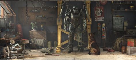 Wallpaper Fallout 4 Factory Dogmeat Screenshot Ancient History