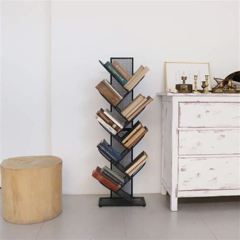 Buy Wisfor Metal Tree Bookshelf 9 Tier Floor Standing Book Shelf Tree
