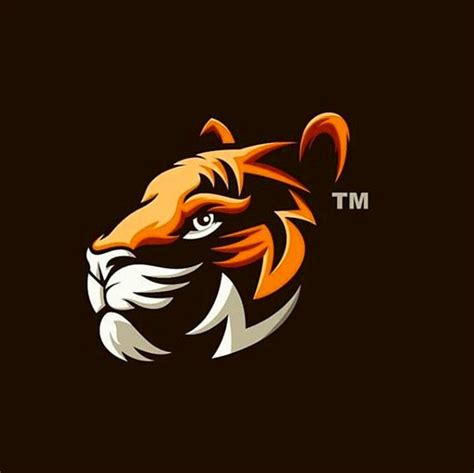 Tiger Logo Design Pin Logo Icon