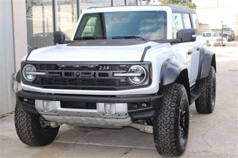 2023 Ford Bronco Raptor 15 Miles White Suv 6 Automatic Used Ford